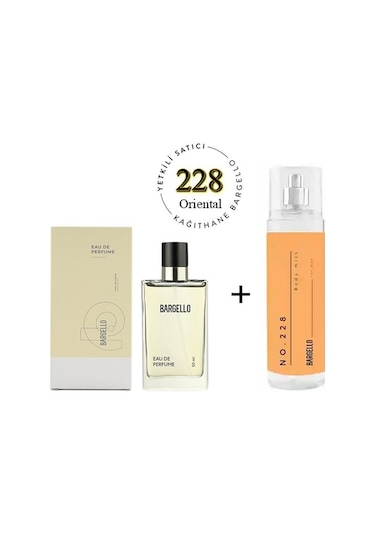 Bargello 228 Kadın Parfüm EDP 50 ML Oriental + No:228 Body Mist Kadın 210 Diğer