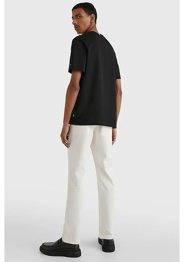 Tommy Hilfiger Erkek T-shirt Siyah