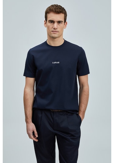 Lufian Erkek T Shirt 111020235 Lacivert Lacivert