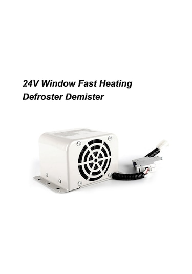 Reedark 12v/24v Araç Isıtıcı - 600w Hızlı Cam Buz Çözücü Ve 2 Hava Çıkışlı Otomobil Isıtma Fanı