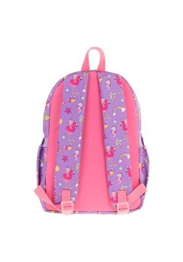 Elatae Su Geçirmez Kumaş Kız Çocuk Çok Gözlü Ortopedik Sırt Okul Çantası L5240 Lila