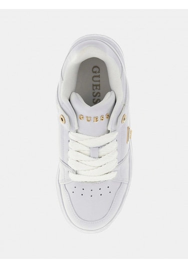 Guess Delove Kadın Beyaz Sneaker Fltdelele12-whıte Beyaz