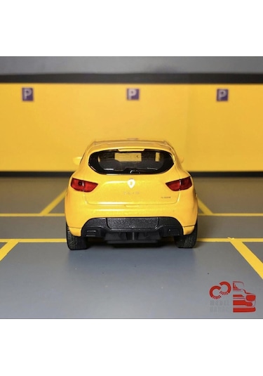 Renault Clio Rs 1/36 Ölçek Çek Bırak Diecast Metal Model Araba Oyuncak