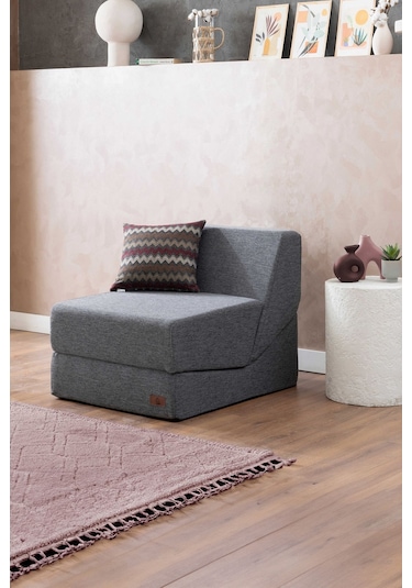 Good Night Canga Tek Kişilik Çok Amaçlı Tekli Berjer Gri