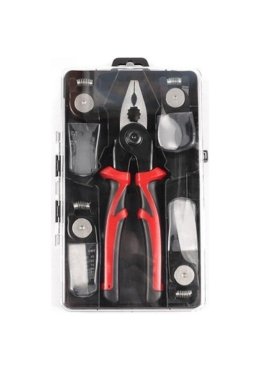Electric 5'li Ağız Değiştirmeli Çelik Pense Seti - Kablo Kesme, Sıyırma, Krimp