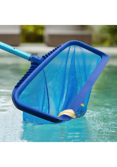 Gajeena Profesyonel Havuz Temizleme Aleti: Derin Katlı İki Katlı Ağ, Alüminyum Çerçeve, Büyük Kapasite Yaprak Ve Atık Toplayıcı Direç Yok