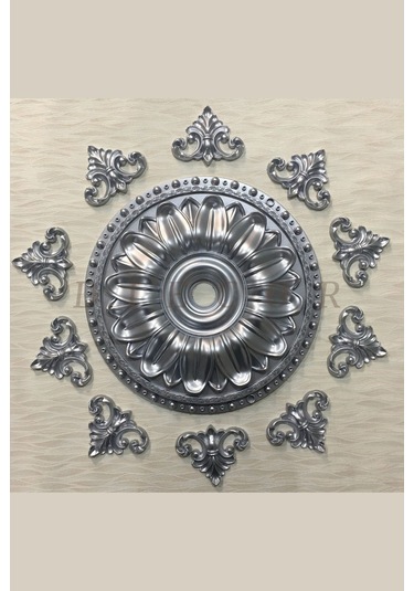 Diecor Dekoratif Polimer Mobilya, Duvar Ve Tavan Motifi Sarı Beyaz 12 Cm Model:xa47