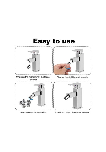 Ximistore9 Metal Ev Tamiri Anahtarı - Mutfak Ve Banyo Musluk Torbası Tamiri İçin Çok Amaçlı Aleti Gümüş