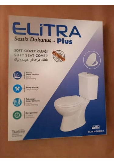 Klozet Kapağı Elitra Beyaz