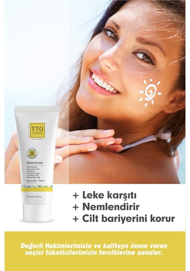Tto Clinic Leke Karşıtı Koruyucu Güneş Kremi SPF50 70 ML