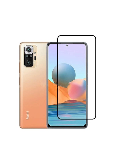 Xiaomi Redmi Note 10 Pro Ekran Koruyucu 9d Tam Kaplayan Kırılmaz Cam Kavisli