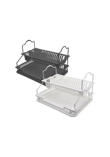 Plastik Tabaklık 2 Katlı 5365 Çok Renkli