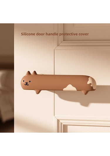 Youtek Gri Sol Açılış Silikon Kapak: Odalar/banyolar İçin Gürültü Azaltıcı, Çarpma Engelleyici, Duvar Koruyucu Kaldırımlı Kilit Koruyucu 15.7 4.7 5 Diğer