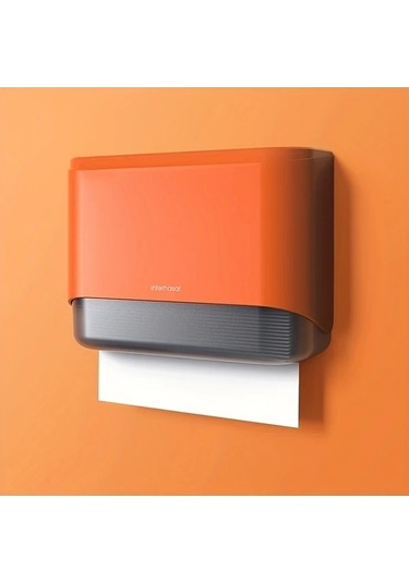 Fastbuy Challenger Yeşil Delmesiz Kağıt Havlu Kutusu, Mutfak & Tuvalet İçin Duvara Montajlı Yeşil