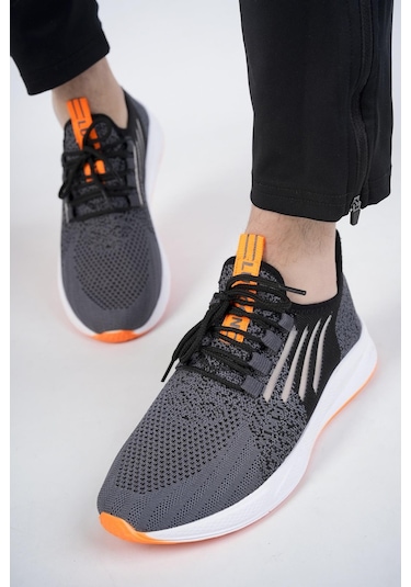 Muggo Ultraboost Unisex Ortopedik Günlük Garantili Yürüyüş Koşu Sneaker Spor Ayakkabı Füme