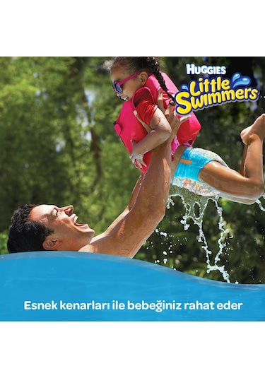 Huggıes Little Swımmers Mayo Bebek Bezi Beden:5-6 12-18kg 5 - 6 Numara