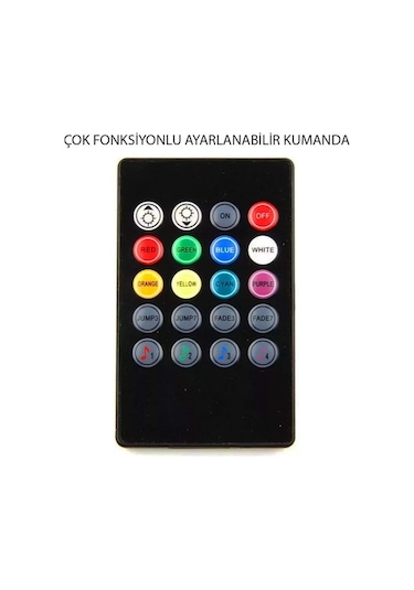 Extra Marketing Kia Picanto Uyumlu Araç Içi Kumandalı Sese Duyarlı 9 Led Ayak Altı Led