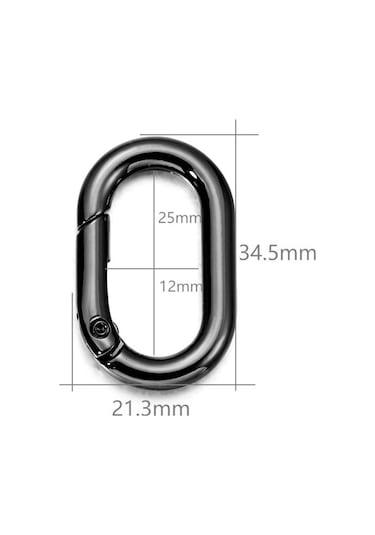 Suntek 5 Parça Bahar Oval Yüzükler 1 "oval Bronz