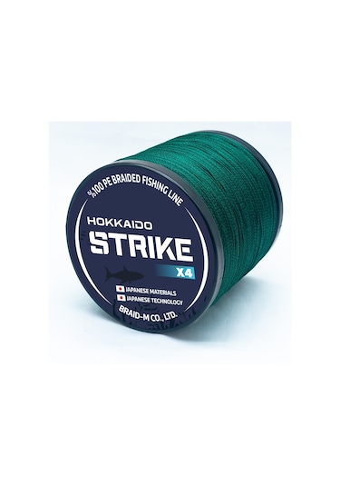 Hokkaido Strike Yeşil 4 Kat 0.16.-mm 500.-m-,ip,örgü,ipek Misina