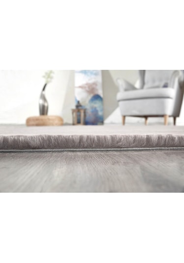 Jassrug Kürk Halı 120 x 180 Antrasit