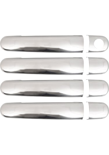 Volkswagen Polo Uyumlu 2005-2009  Krom Kapı Kolu 4 Kapı Paslanmaz Çelik