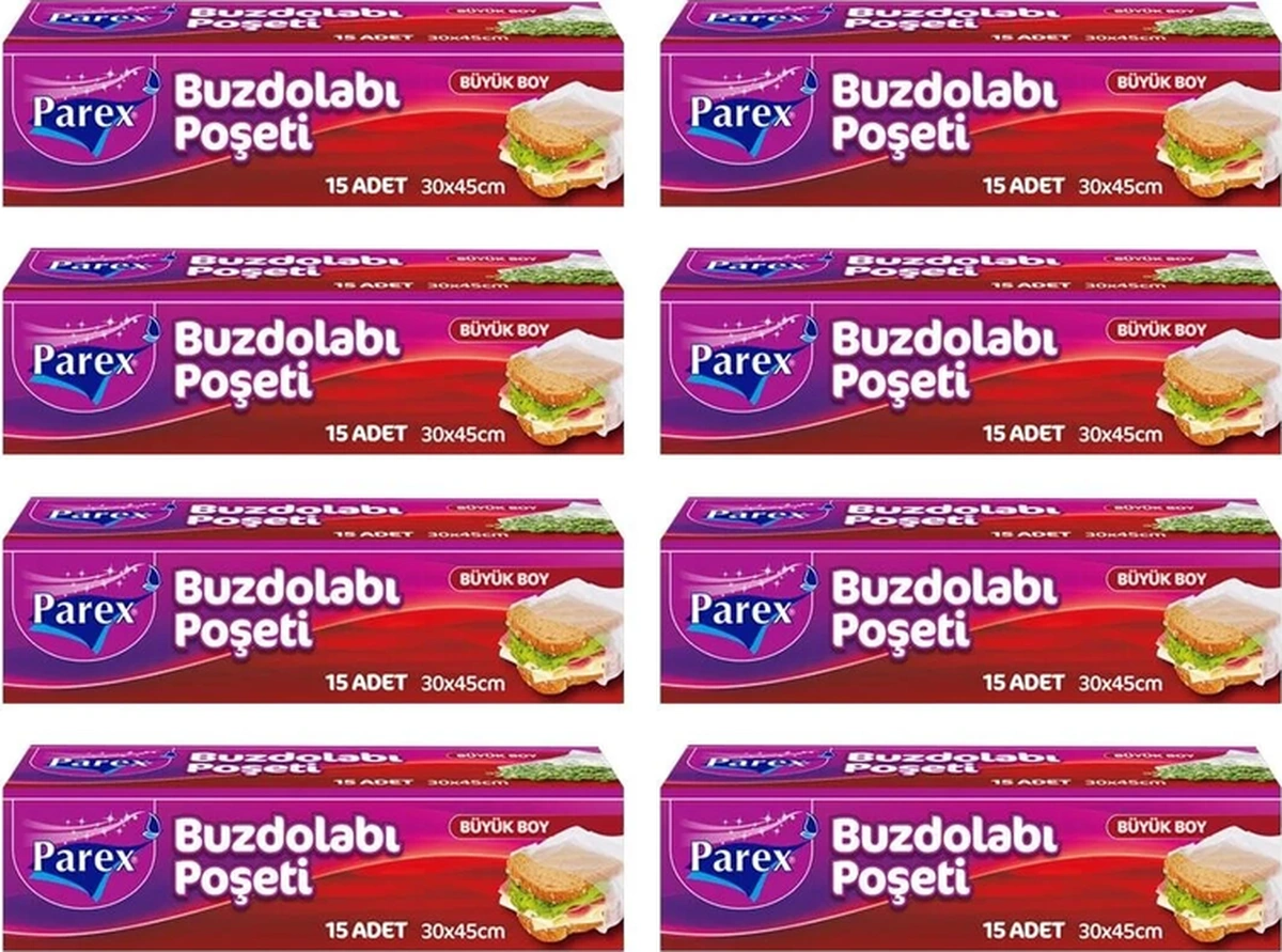 Büyük Boy Buzdolabı Poşeti- 8 Adet