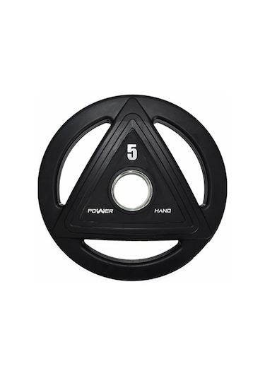 Powerhand Profesyonel Kauçuk Kaplı Olimpik Plaka 5 KG