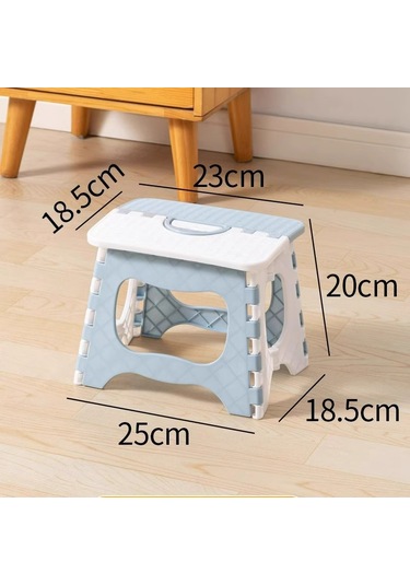 Crosswing Ev Katlanır Tabure-mavi Mavi