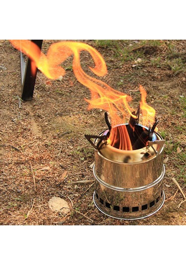 Maiyame Dış Mekan Çadır Ocağı, Çelik Paslanmaz Isıtıcı Ve Barbekü, Hava Bilimi Prensibi İle Uzun Süreli Ateş, Kamp Ve Piknik İçin Gümüş