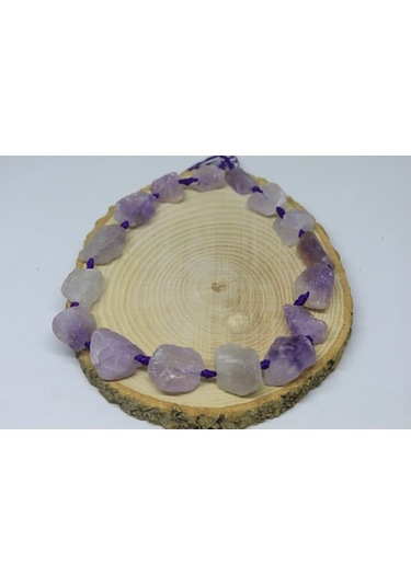 Ametist Taşı Açık-Şeffaf Renk Kristalize Ham Parçalar/Adet (19480