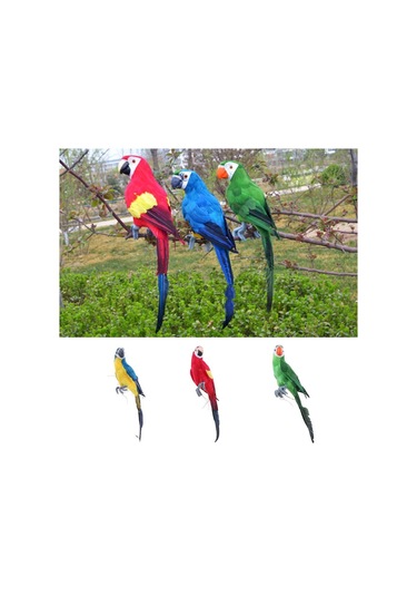 Suntek Yapay Tüylü Kuşlar Heykeli Gerçekçi Bahçe Heykel