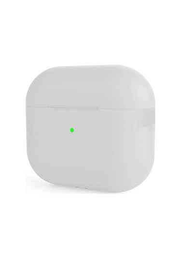 Ekılıf - Airpods Pro 2 Uyumlu - Kılıf Darbelere Karşı Dayanıklı Standart Silikon Kılıf - Beyaz