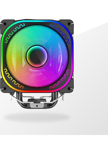 Game Master Gm-120h 2 Fanlı 4 Bakır Borulu Argb Kule Tipi Cpu Fan