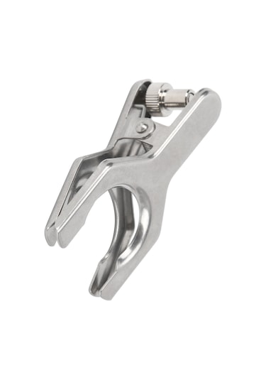 Dianziye 304 Paslanmaz Çelik Küresel Bağlantı Tutucu - Laboratuvar Destillation Reaktörü İçin Demir Ayak Direğinde Koleksiyon Flakonunu Sabitleyen 31mm Çaplı Zımba Aleti