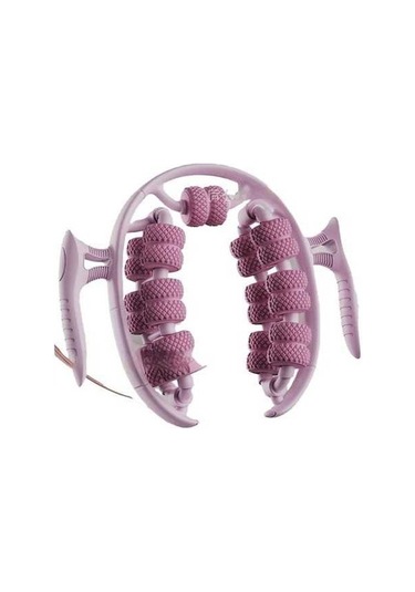 Tongxida 26 Tekerlek Bacak Masaj Halkası Bacak Silindiri Güzellik Aleti Yoga Tekerleği - Kiraz Renk Koyu Pembe Koyu Pembe