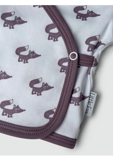 Little Fox Yenidoğanlar İçin 2'li Gömlek 260001418 Beyaz