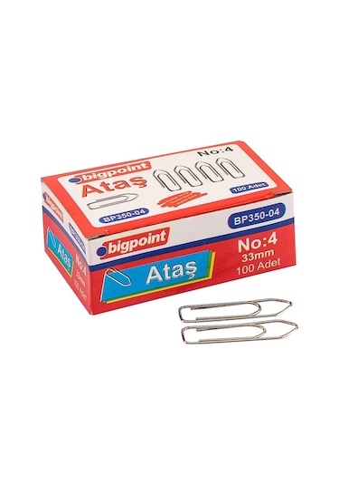 Bigpoint Nikel Ataş No:4 33mm 10'lu Kutu
