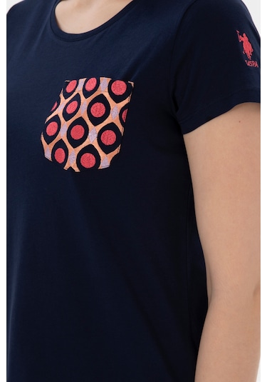 U.S. Polo Assn. Kadın Lacivert Bisiklet Yaka Tişört 50305832-VR033 U.S. Polo Assn. Kadın Lacivert Bisiklet Yaka Tişört 50305832-VR033