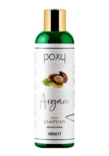Poxy Tüm Saçlar için Argan Özlü Şampuan 400 ML