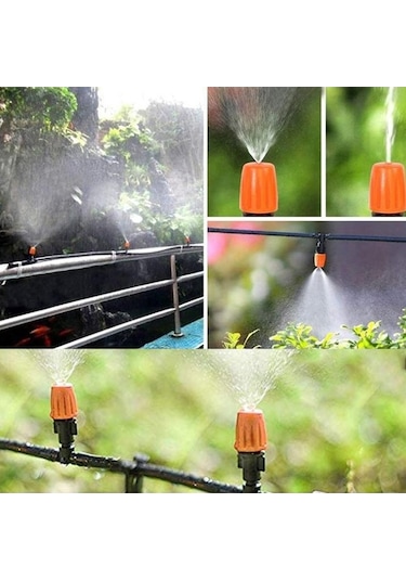 Pazly Sulama Seti, Serinletme Mikro Fıskiyeleri, Bahçe Damlatma Damla Sistemi 50 Adet Geeroyoo