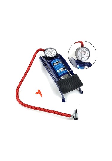 Pistonlu Ayak Pompası Bisiklet Motorsiklet Pompa 100mm  Ee025