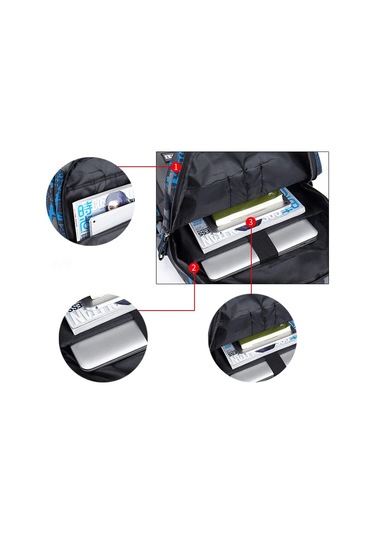 Moda Kamuflaj Okul Çantaları Hafif Naylon Okul Çantaları Erkek Açık Vizon