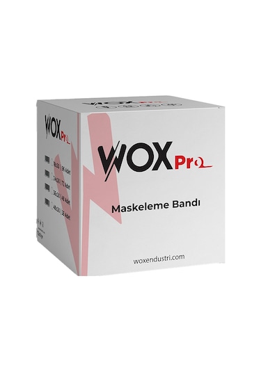 Wox Pro 80 °C Maskeleme Bandı 48 MM x 35 M - 1 Koli 36 Adet