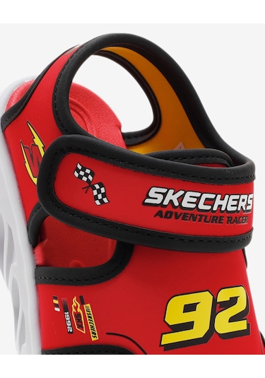 Skechers Hypno - Splash - Hydro - Fun Küçük Erkek Çocuk Kırmızı Işıklı Sandalet 400612n Rdbk Kırmızı