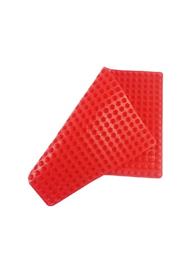 Siyah 40x27 Cm Kırmızı Piramit Bakeware Tava Yapışmaz Barbekü Silikon Mat Mikrodalga Fırın Barbekü Tepsisi Araçları Siyah