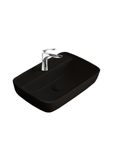 Paluci Enzo Matt Black Çanak Lavabo