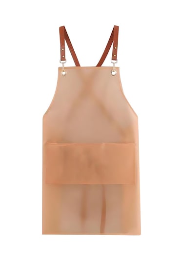 Suntek Magideal Pişirme Önlüğü Şef Barbekü Yağ Pembe-uzun-cep