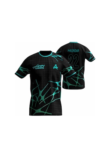 Snapbuy Cs2 Yaz Eğitim Forması Aurora Oyun 2025 Csgo Oyuncu Tişört Erkek Spor Nefesmavi Mavi