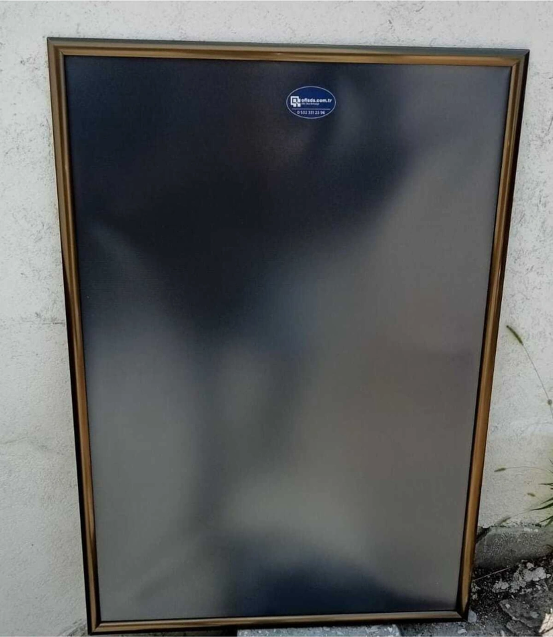 B2 50x70 Cm Bronz Gönye Köşe Alüminyum Aç Kapa Çerçeve -bronz