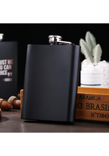 Kişiye Özel Cep Matarası Siyah